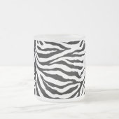 Zebra-Skin-Textur (Hintergrundfarbe hinzufügen/änd Mattglastasse (Mittel)