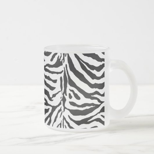 Zebra-Skin-Textur (Hintergrundfarbe hinzufügen/änd Mattglastasse (Rechts)