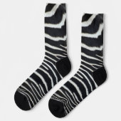 Zebra Socken (Linkes Detail)