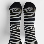Zebra Socken (Oben)