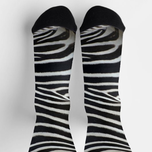 Zebra Socken (Oben)