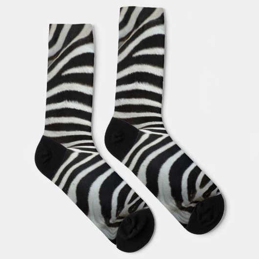 Zebra Socken (Rechts)