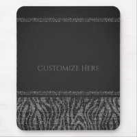 Zebra Sparkle Sequins Glam Chic Moderner Glamour