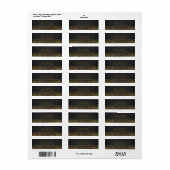 Zebra Sparkle Sequins Glam Chic Party Einladung (Vorne)