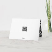 Zebra-Spaß für Angesagte Substitution Operation Karte (Rückseite)