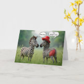 Zebra-Spaß für Angesagte Substitution Operation Karte (Gelbe Blume)