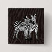 Zebra Spiel Button (Vorderseite)
