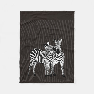 Zebra Spiel Fleecedecke