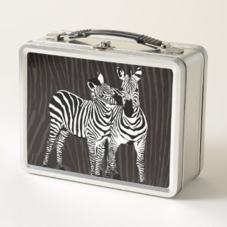 Zebra Spiel Metall Brotdose