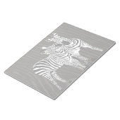 Zebra Spiel Notizblock (angewinkelt)