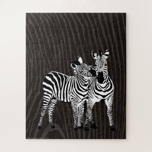Zebra Spiel Puzzle (Vertikal)