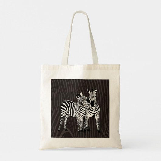 Zebra Spiel Tragetasche (Rückseite)