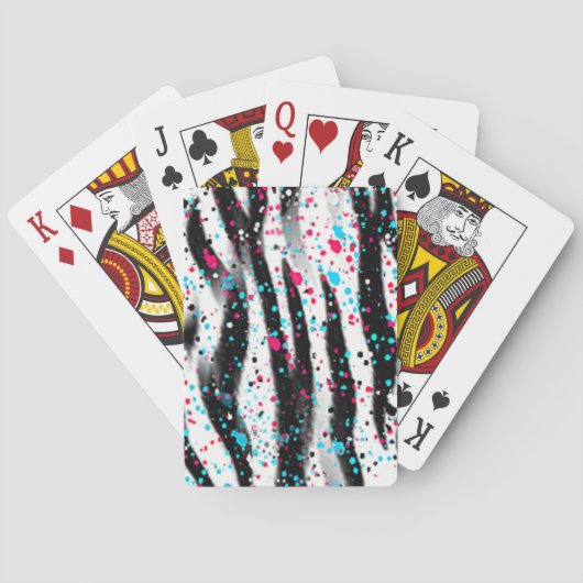 Zebra Spielkarten (Rückseite)