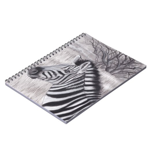 Zebra Spiral Notebook Notizblock (Linke Seite)