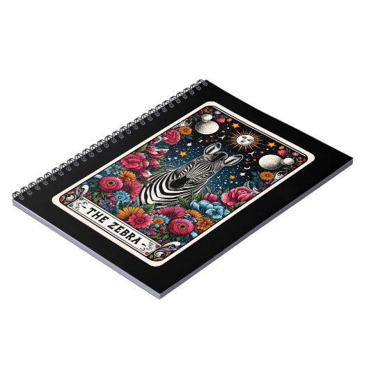Zebra Spirit Tarot Card Notebook Notizblock (Linke Seite)