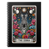 Zebra Spirit Tarot Card Notebook Notizblock (Vorderseite)