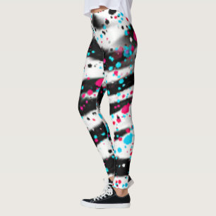 Zebra Spritzer Leggings