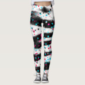 Zebra Spritzer Leggings (Vorderseite)