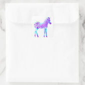 Zebra Square Sticker (Tasche)