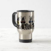 Zebra Stainless Steel 15 oz Tasse (Vorderseite Links)