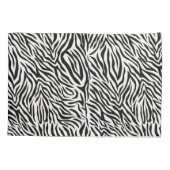 Zebra Standard Size Pillow Case Pair Kissenbezug (Rückseite-Links)