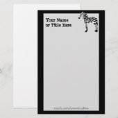 Zebra stationär briefpapier (Vorne/Hinten)