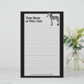 Zebra Stationary Briefpapier (Stehend Vorderseite)