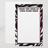 Zebra Stationery Briefpapier (Vorne/Hinten)