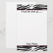 Zebra Stationery Briefpapier (Vorne/Hinten)