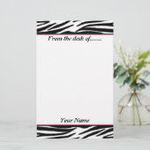 Zebra Stationery Briefpapier (Stehend Vorderseite)