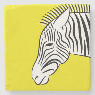 Zebra Steinuntersetzer