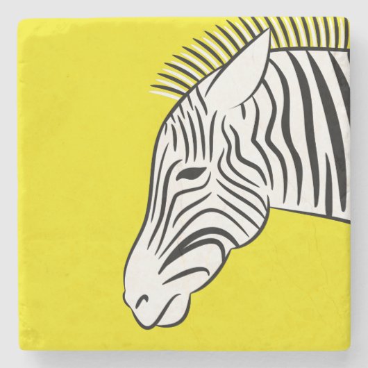 Zebra Steinuntersetzer (Vorderseite)