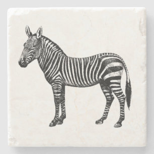 Zebra Steinuntersetzer