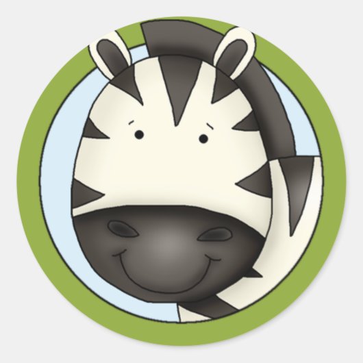 Zebra Sticker (Vorderseite)