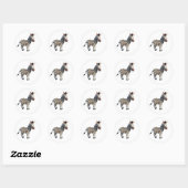 Zebra Stickers (Blatt)