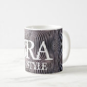ZEBRA-Stil Kaffeetasse (VorderseiteRechts)