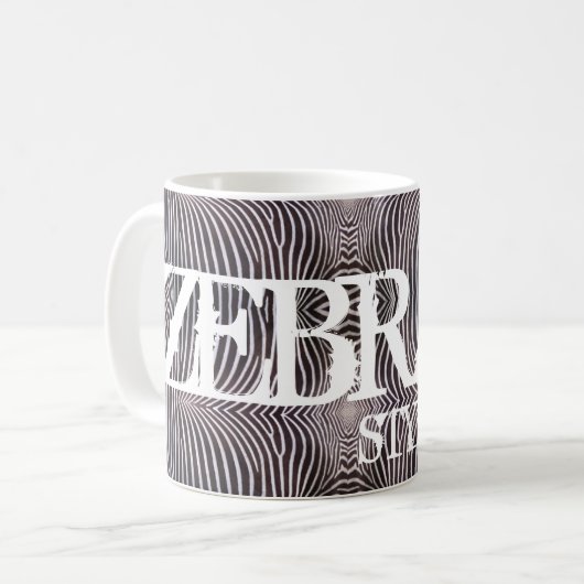 ZEBRA-Stil Kaffeetasse (Vorderseite Links)