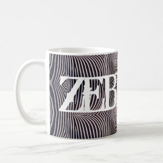 ZEBRA-Stil Kaffeetasse (Links)