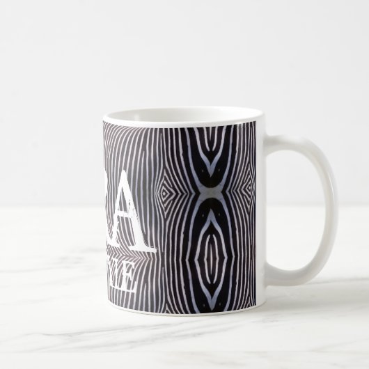 ZEBRA-Stil Kaffeetasse (Rechts)