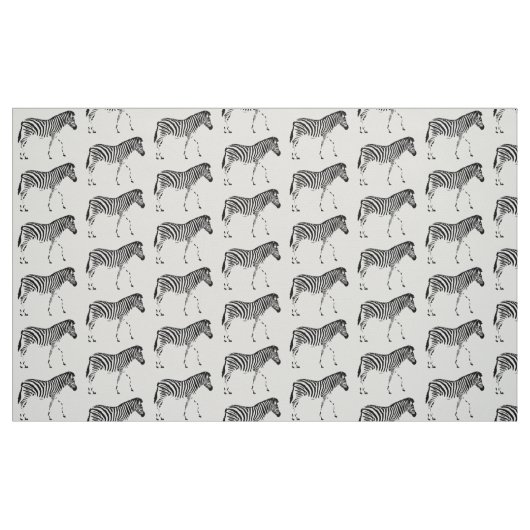 Zebra Stoff (Fat Quarter (45,7 x 55,9 cm))