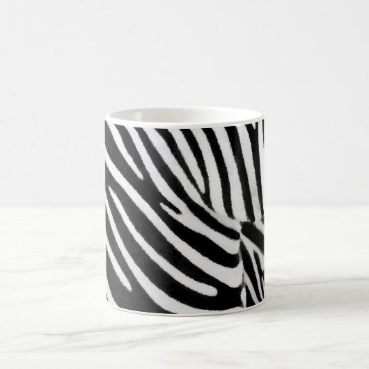 Zebra Streifen#3_ Kaffeetasse (Mittel)
