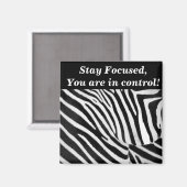 Zebra Streifen#3_ Magnet (Vorderseite/Rückseite)