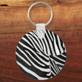 Zebra Streifen#3_ Schlüsselanhänger (Vorderseite)
