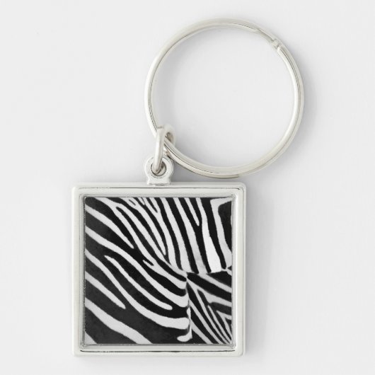 Zebra Streifen#3_ Schlüsselanhänger (Vorne)