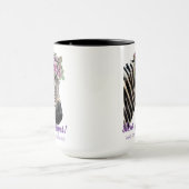 Zebra-Streifen anzeigen Tasse (Zentrum)