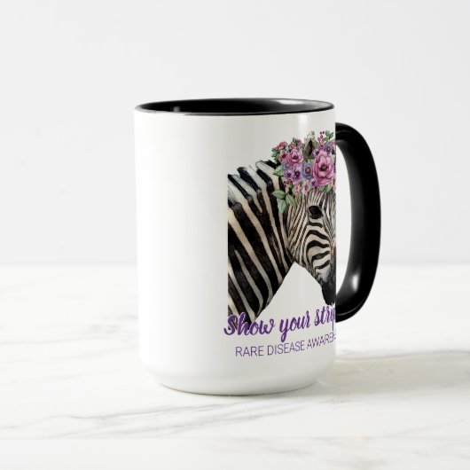 Zebra-Streifen anzeigen Tasse (VorderseiteRechts)