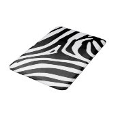 Zebra-Streifen Badematte (Schrägansicht)