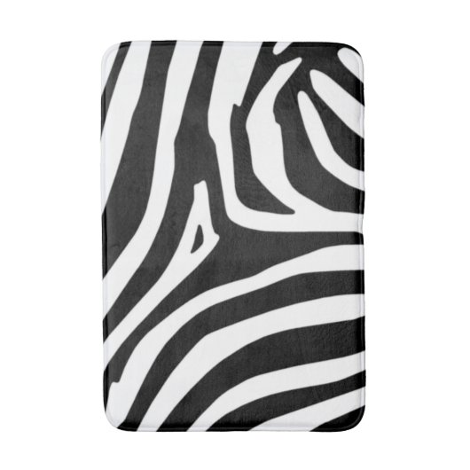 Zebra-Streifen Badematte (Vorderseite Vertikal)