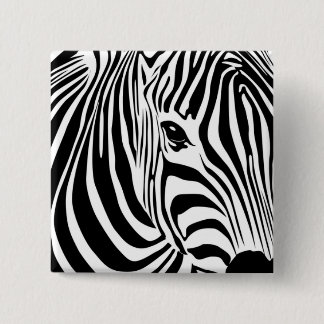 Zebra-Streifen Button