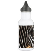 Zebra-Streifen Edelstahlflasche (Links)